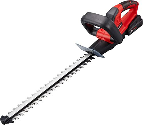 Vokot TS1 Tagliasiepi elettrico a batteria 48V, lama da 50cm diametro di taglio 15mm tra i denti, manico ergonomico, doppia batteria inclusa