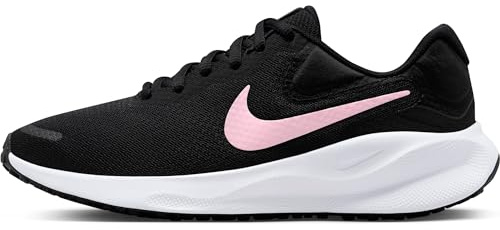 Nike FB2208-004 Nike Revolution 7 Donna, Black/White/Medium Soft Pink EU 35.5