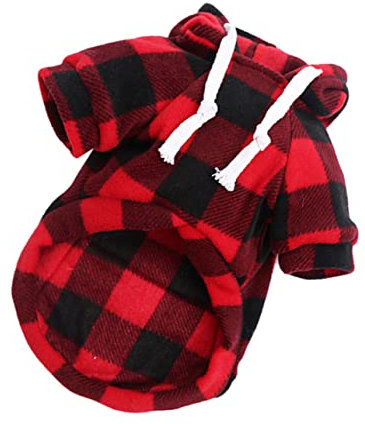 CIYODO 1stück Weihnachts-hundemantel Aus Weichem Atmungsaktivem Material Für Kleine Und Mittelgroße Hunde Für Herbst Und Winter Mit Praktischem Design Für Festlichkeiten Und