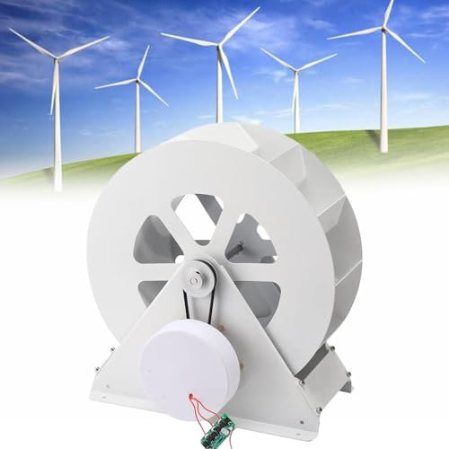 LZDOYY Generatore a turbina idrica, Gruppo elettrogeno a turbina idrica, generatore a microturbina idroelettrica, generatore Idraulico, Ruota eolica e idraulica all'aperto,50W