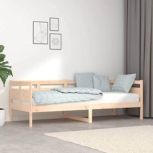 Xichuzi Tagesbett Massivholz Kiefer 80x200 cm, Schlafsofa, Daybed, Bettsofa, Sofa Bed, Sofabett, Schlafcouch, Jugendbett, Bettgestell, Bettcouch - 820302