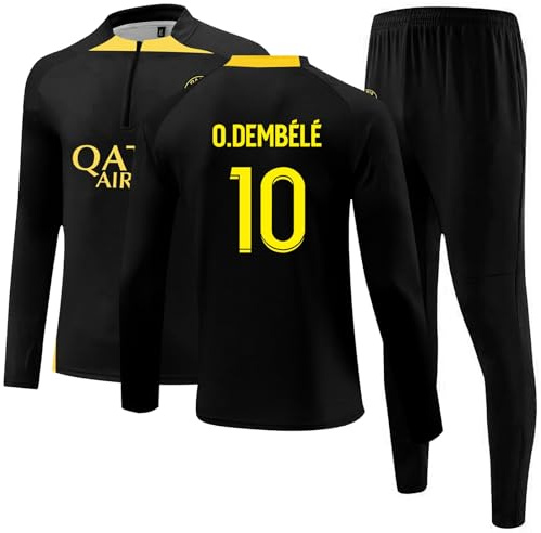 Maillot de Foot Enfant Et Adultes 2 Pièces, Survêtement d'Entraînement de Football, Ensemble Sport Homme Femme Jogging