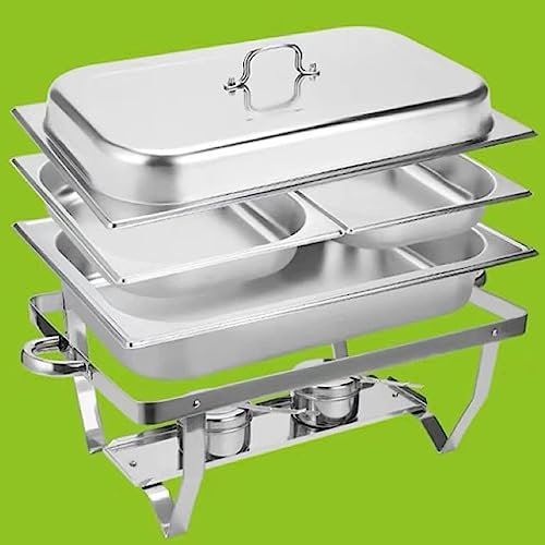 SGKOMN Hervidor eléctrico para Sopa de 13 L + 2 tazones de arroz + 1 Cuchara sopera, Calentador de Alimentos Comercial de 400 W, Calentador de bufé de Cocina para Uso domés