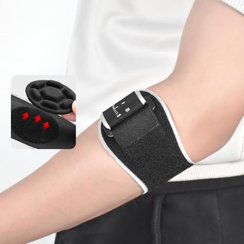 TenaLucy Ellenbogenbandage,Tennisarm Bandage Ellenbogen Bandagen Herren Damen Ellbogen Bandage Epicondylitis Spange Unterarm Bandage Ellenbogen-Bandage,für Rechten & Linken Ellenbogen （Schwarz）