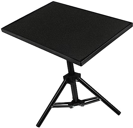 INOOMP Support Trépied Pliable pour Projecteur Et Ordinateur Portable Tablette De Bureau Multifonction Légère avec Sac De Rangement pour Maison Et Bureau