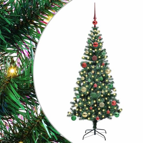 vidaXL Árbol de Navidad Artificial Preiluminado Verde 150 cm