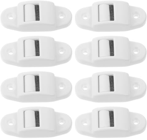 MUSISALY 8Pcs Belt Dust Shutter Roller Shutter Belt Guide for 14Mm Webbing Strap with Internal Brush Cleaner Accessories Replacement