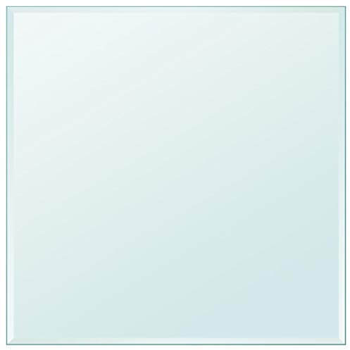 vidaXL Table Top Tempered Glass Square 70x70cm Furniture Replacement Accessory