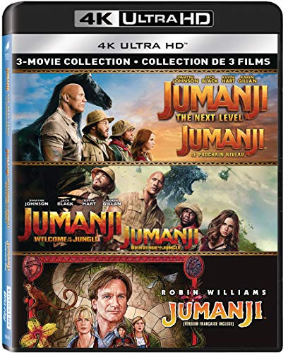 Jumanji (1995) / Jumanji: The Next Level / Jumanji: Welcome to the Jungle - Set [Blu-ray] (Bilingual)