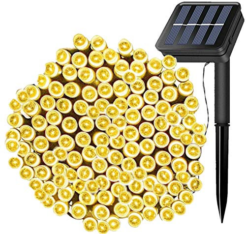 FANSIR Solar String Lights,108ft 300 LED Outdoor String Solar Powered Fairy Lights Waterproof 8 Modes Garden Decorative Light for Tree, Patio, Garden, Yard, Home, Wedding, Party (Warm White)