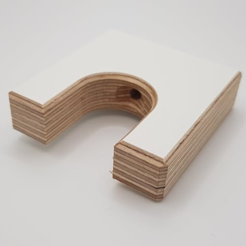 Clipboart® Baseballschläger Wandhalterung aus Holz – Minimalistische Wandhalterung für Baseballschläger – Stilvolle Sport Wanddeko – Made in Germany