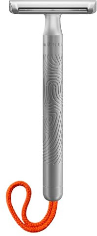 MÜHLE Companion Rasierhobel - Unisex Sicherheitsrasierer mit coralfarbener Kordel - nachhaltige, umweltschonende Rasur
