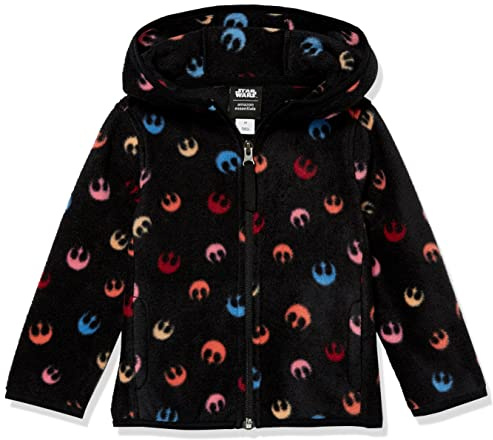 Amazon Essentials Niñas Chaquetas de Forro Polar con Capucha y Cremallera Completa