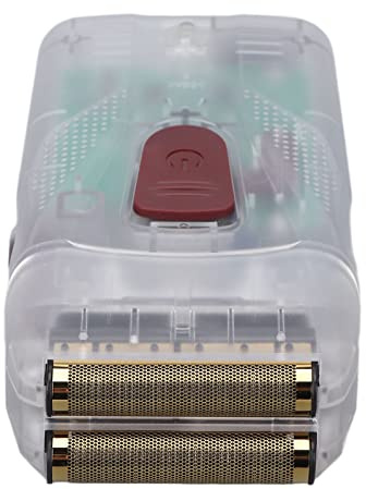 Rasoio senza fili Rasoio elettrico a doppia lama impermeabile Rasoio a secco e umido rimovibile per gli spostamenti