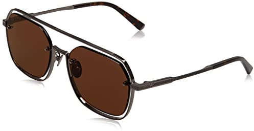 Police Unisex SPLE18 Sunglasses, Black, 55