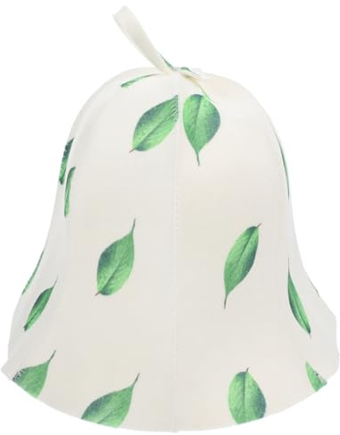 EXCEART Saunahut Aus Filz FüR Damen Und Herren, Komfortabler Und Absorbierender Saunahut Mit AufhäNgeschlaufe, Ideal FüR Sauna Und Bad