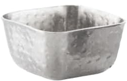 García de Pou 12 Unités - Ramequins Carrés Artinox 75 ml 5 x 5 x 3,2 cm Argente Inox
