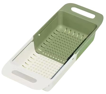 Extend Kitchen Sink Drain Basket | Over The Sink Strainer Colander,Fruit Washer, Sink Drain Basket, Large Capacity Sink Fruit Washing Tray for Kitchen, Outdoors