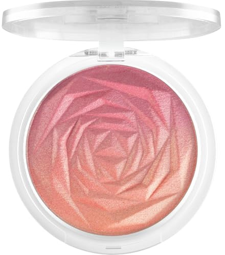 essence in the bloom'light blushlighter, Rouge, Nr. 01, Pink, sofortiges Ergebnis, glänzend, strahlend, schimmernd, vegan, ölfrei, ohne Parfüm, ohne Alkohol, 1er Pack (9g)