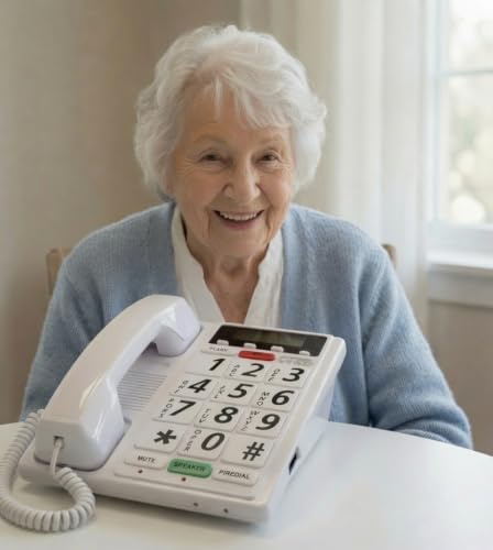 Hands Free Voice Activated Home Telephone Always Listening for Commands - Answer | Hang-up !| Call | with Only Your Voice