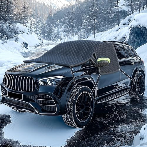 YZQSWCX Auto Winter Frontscheibenabdeckung für Ford Transit Connect/Transit Connect V408/Transit Courier B460, Fenster gegen Schnee, Frost, UV-Schutz Eisschutzfolien Auto Zubehör