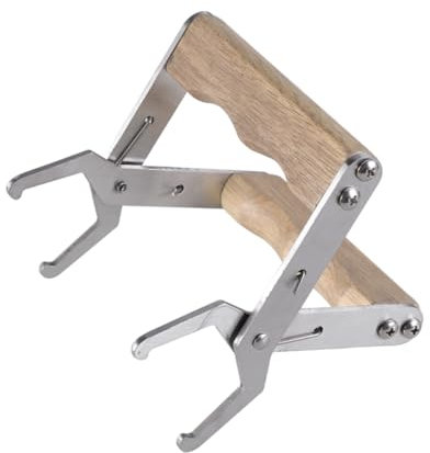 BESPORTBLE Bee Hive Frame Holder Mit Holzgriff Werkzeug Für Imker Rahmenheber Und Erfassungsklemme Für Einfache Handhabung Von Bienenstöcken