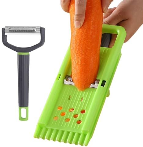 Pelador de Patatas Kit de Pelador y Rallador de Zanahorias