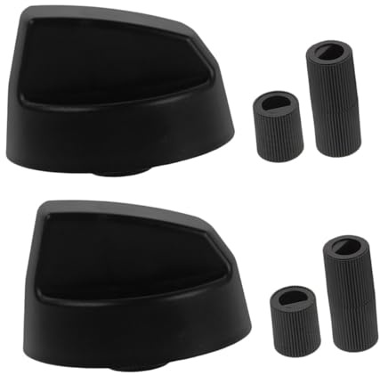 Alipis 1set Boutons de Cuisinière Universels avec Adapters Compatible Four, Plaque de Cuisson à Gaz et Électrique, Facile à Nettoyer