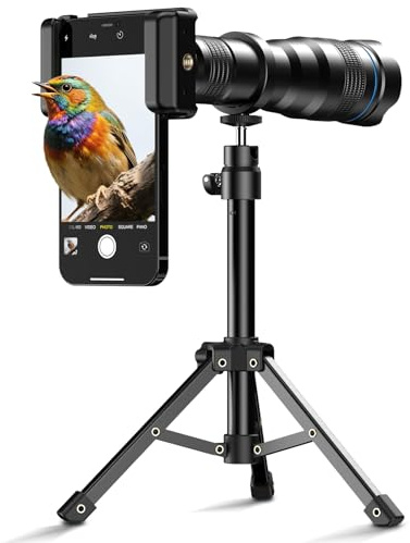 APEXEL 36X Telephoto Lens for iPhone/Samsung with Tripod Mount, Universal Smartphone