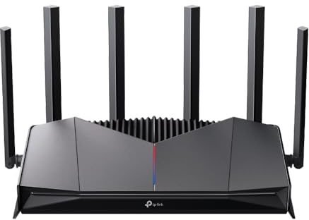 TP-Link Archer GE400 BE6500 Routeur de jeu Wi-Fi 7 double bande | Vitesse de 6,5 Gbit/s | 2 × 2,5 G WAN LAN + 3 × LAN 1G | USB 3.0 | 6 antennes | Panneau de jeu RVB | Compatible avec Alexa et Google