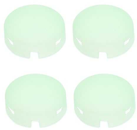 Zerodeko 4pcs Silicone Doorbell Button Replacement for Smart Peephole Doorbells and Peephole Cameras, Easy Installation with Precise Fit, Waterproof Cover Suitable for Repairs at Home