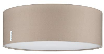 Paulmann 70952 Deckenleuchte Mari max. 2x20 Watt Deckenlampe Beige Wohnzimmerlampe Stoff Flurlampe E27 ohne Leuchtmittel