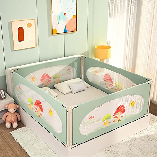 FOGUO Barandilla Cama Adulto Plegable, Barandilla Cama Bebe Alta, Barrera de Protección de Cama para Niños, Portátil y Estable, Protección Anticaídas, para Todos Los Colchones