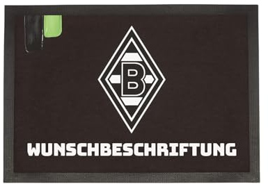 Borussia Mönchengladbach Fußmatte | Offizieller Fanartikel Fohlenshop | Personalisierbar | Stylische Matte für Fans