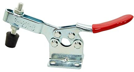 Abrazaderas Nueva abrazadera de palanca 201-B Abrazadera horizontal Liberación rápida Operación de la máquina Abrazadera de empuje de carpintería de palanca Herramienta manual Abordaje de carpinterí