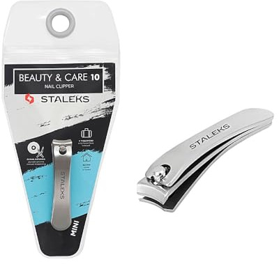 STALEKS PRO Mini kompakt nagelklippare. Rostfritt stål. Skönhet och vård 10, (KBC-10)