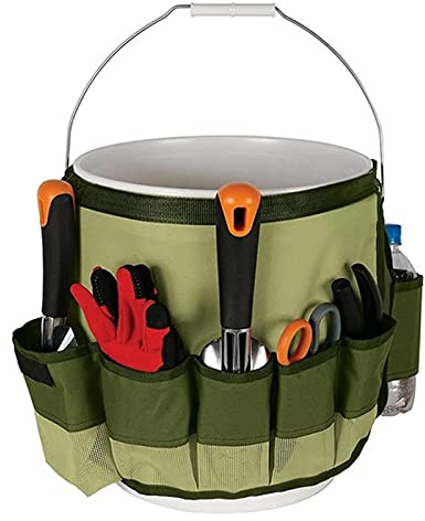 Werkzeuggürtel Garten-Werkzeug Aufbewahrungstasche Gurt Gartenarbeit Werkzeuge Eimer Organizer Hardware Werkzeugtasche Werkzeugtaschengürtel