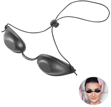 Solarium Brille,Uv Schutzbrille,Light Red Rotlichtlampe,Augenschutz Infrarot Led,Rotlicht Therapy Augenklappe Eye,Für Glasses Goggles Protection,Schutz Solariumbrille Augenklappen,Augenmaske Brillen