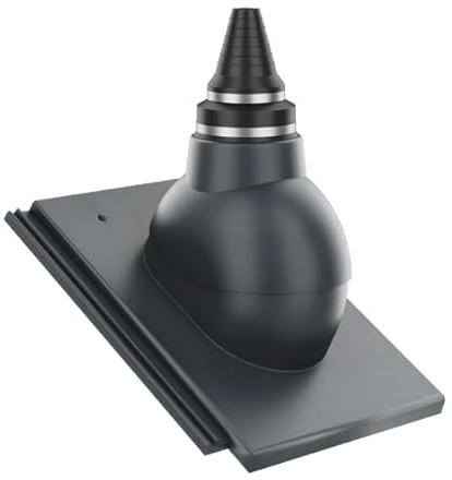 Antenadurchführung KRONO-PLAST dichter Dachdurchgang Betondachziegel TEGALIT/TEGALIT AERLOX/KAPSTADT/PLANUM (Dunkelgrau)