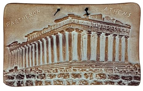 Parthenon Akropolis Athen, Wandrelief, Keramik, klein