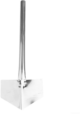 Paleta de esquina de acero inoxidable para exteriores, 90 grados, mango de metal (esquina interna grande)