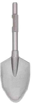 MagiDeal Marteau de démolition Tête de bêche en argile Bêche en acier Utilisation agricole Jardinage Sol dur efficace Brise-roche électrique Bêche à creuser, Pointu