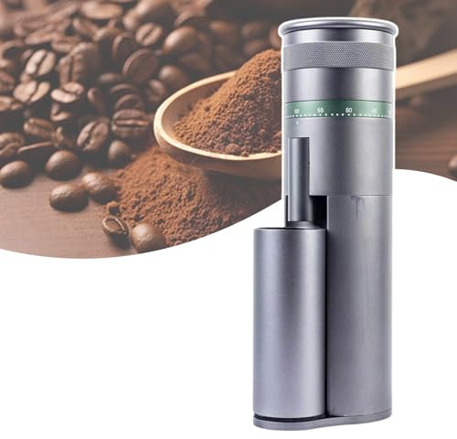 HCAUYNN Molinillo De Café con Muelas, con Cuchilla CóNica De 7 Dientes, Molinillo De Café AutomáTico, DiseñO Compacto, para Amantes del Café/Baristas,220V