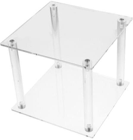 CONGARTENO Acryl Blumenständer Hochzeit Tischdeko Transparente Quadratische Säule Für Blumenarrangements Robustes Material Für Hochzeiten Und Feierlichkeiten