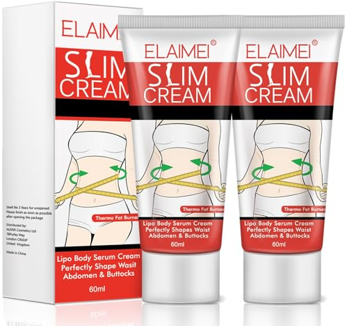 Hot Cream, 2 pack Slimming Cream-Body Fat Burning Cream for Belly, Waist, & Buttocks, Perfect for Cellulite,Tightening and Slimming