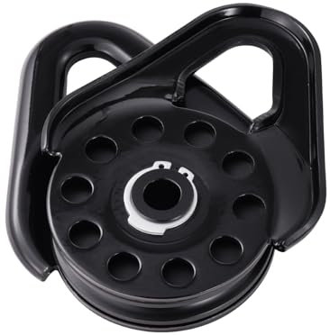 VEVOR Bloc d'arrachage, capacité de 14,5 T, poulie de mouflage, pour corde de 9,5 mm, accessoire de récupération tout-terrain compact pour remorquage et récupération sur camion, tracteur, VTT et UTV