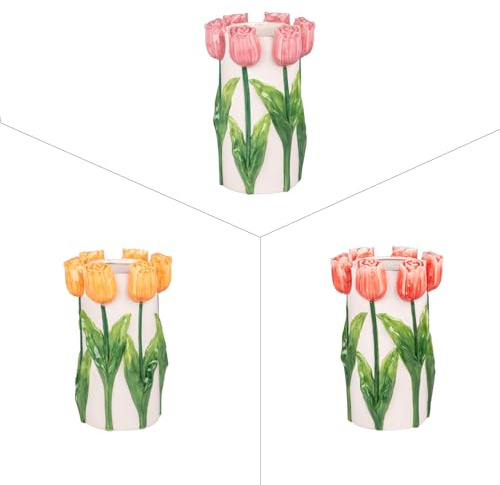 TABLE PASSION - Vase Tulipe 18x27,7 cm (1 modèle aléatoire)
