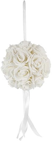 COLLBATH Künstliche Rosen Blumen Simulationsblumenkugeln Küssende Blumenkugeln Hochzeitsornamente Dekorative Blumenkugeln Für Heimdekoration Und Feste