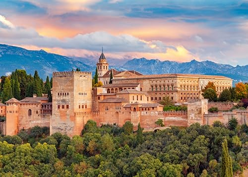 Ravensburger - Puzzle 1000 Piezas Granada, Puzzle Adultos 70x50 cm | Puzzle fotográfico de 1000 piezas, formato 70x50 cm, para adultos a partir de 14 años e ideal como regalo original.