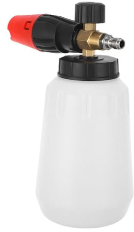 Hemobllo Auto Schaumsprüher hochdruckreiniger drucksprüher Wasserstrahldüse Schaumreiniger Autowäsche Wasserpistole Autowaschschlauchtülle Power-Waschseife Seifenblasenset Kupfer Weiß